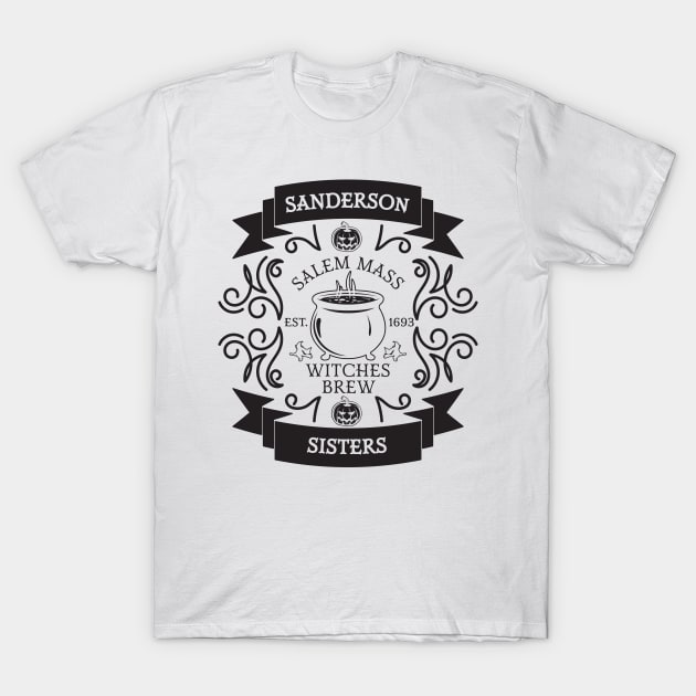 Sanderson Sister Brewing Co. Halloween. T-Shirt by lakokakr